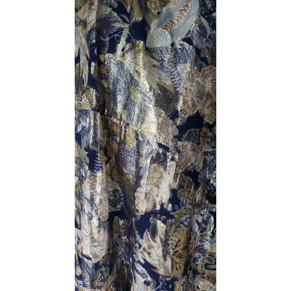J.Crew Collection one-shoulder silk-Lurex® dress in lily s…